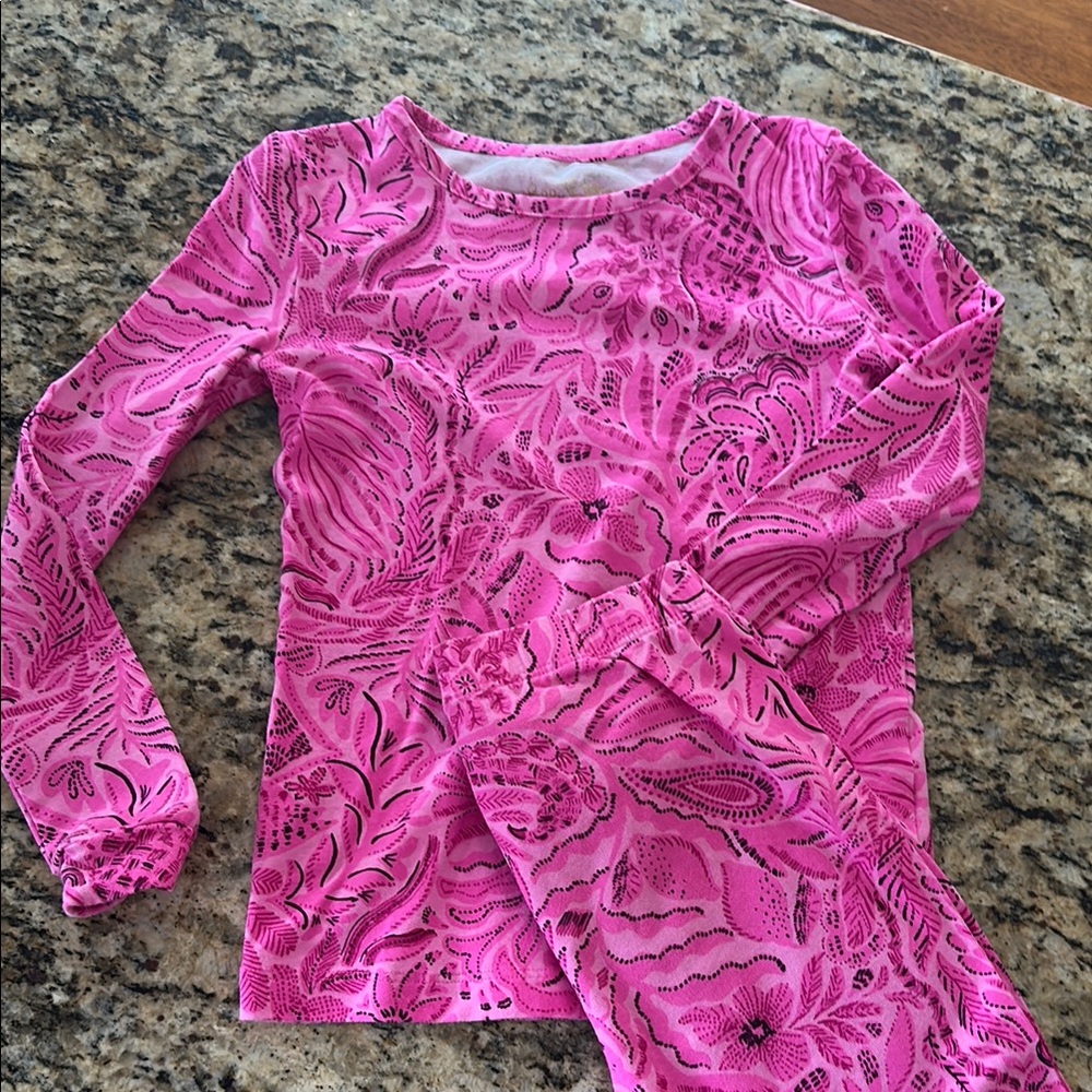 Lilly Pulitzer Pink Pajama Set Vibrant and Comfortable